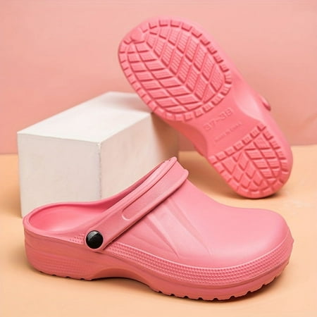 

Women s Closed Toe Non-slip Water Beach Shoes Solid Color EVA Clogs Slip On Lightweight Soft Sole Out Shoes