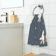 thumbnail image 3 of Yayeee 100% Cotton Hand Towels for Bathroom 16" x 28" Soft Absorbent Kitchen Towel, Rocket Pattern, 3 of 7