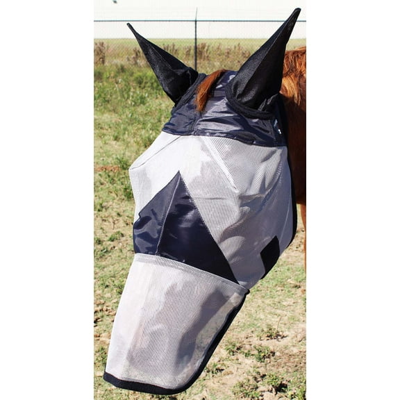 Equine Horse FlyMask Summer Spring Airflow Mesh Nose 73286N