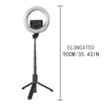 thumbnail image 2 of Anillo de luz LED Soporte para teléfono Fotografía de escritorio Selfie Soporte para teléfono con lámpara de anillo plegable portátil con trípode kenally EL5049-00B, 2 of 2