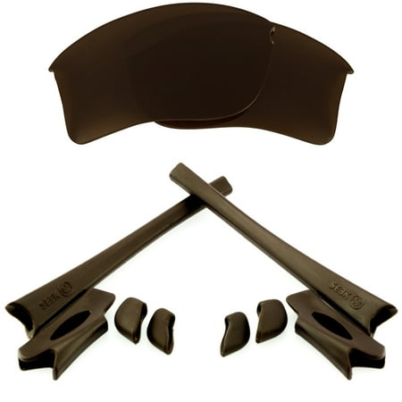 - FLAK JACKET XLJ Replacement Lenses & Accessories Kit by SEEK OPTICS fits OAKLEY
