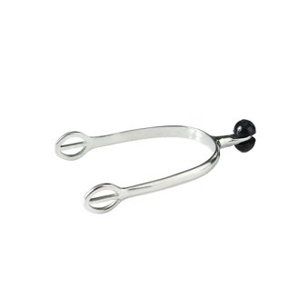 Metalab Ladies Quick On Spurs - Stainless Steel Bumper, Equestrian Horse Riding Spurs
