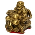 thumbnail image 1 of Maitreya Statue, Bouddha Rieur Largement Utilisé Laiton Premium Durable et Solide pour la Maison, 1 of 8