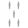 thumbnail image 1 of relayinert 1 Pack Bicycle Rear Mudguard Bike Saddle Ass Saver Mud Guard Road Grey 5Set, 1 of 6