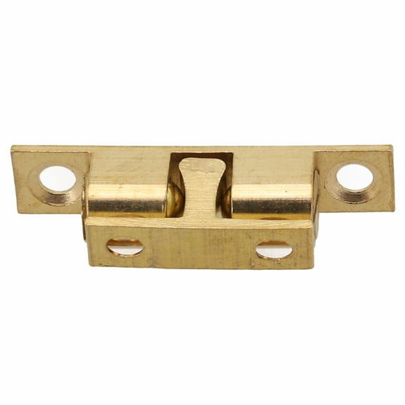 Goodhd Ball Catch Solid Brass Adjustable Double Ball Tension Roller Catch Latch-40Mm