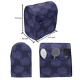 thumbnail image 4 of Sky Stand Mixer Cover, Repetitive Zentangle Clouds Stars Night Sky Theme Elements Pattern Graphic, Kitchen Appliance Organizer Bag Cover with Pockets, 5 Quarts, Indigo Dark Lavender, by Ambesonne, 4 of 4
