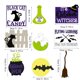 thumbnail image 3 of Cartel De Halloween Decoración De Mesa De Madera Decoración De Bandeja Escalonada De Estilo Rústico Adorno De Murciélago Independiente Con Rayas De Halloween Bandeja Escalonada, 3 of 8