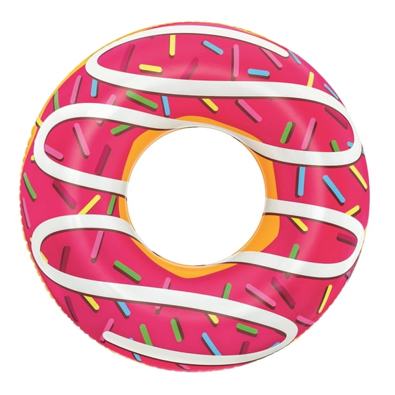Bluescape 45" Multicolor Donut Pool Ring Float, Kids and Adults