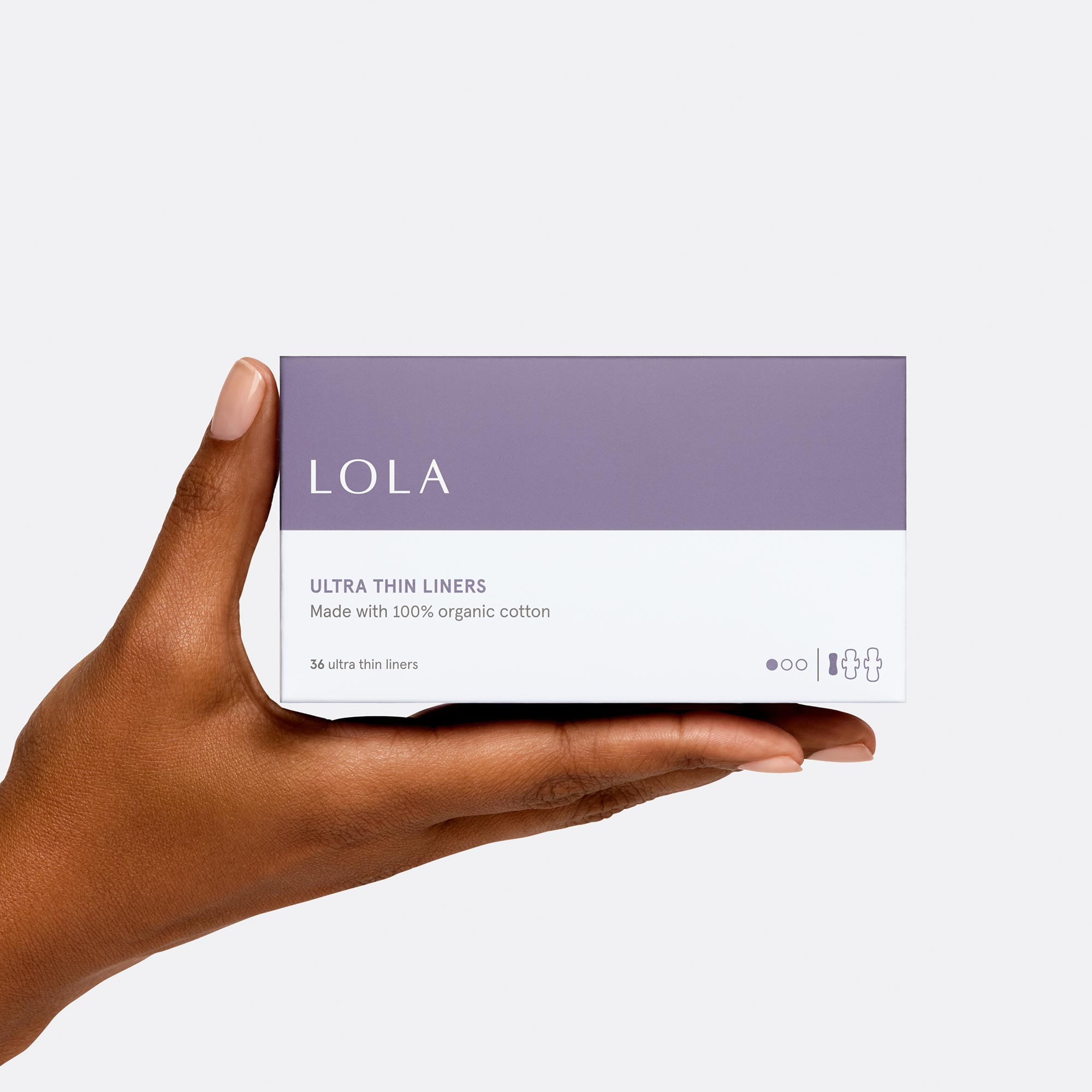 LOLA Ultra Thin Liners, 100% Organic Cotton, Light Absorbency, 108 Count