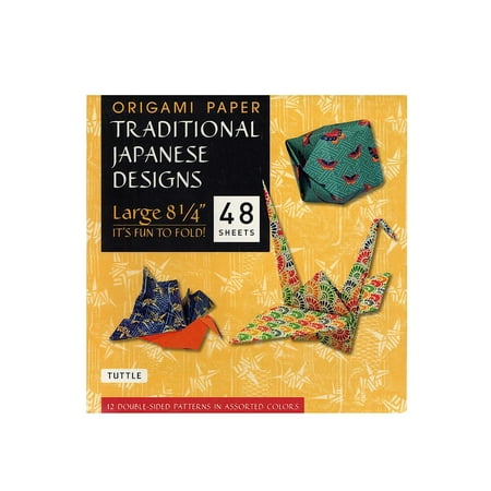 Origami Paper Traditional Japanese Designs 8 14 In X 8 14 In Pack Of 3 -