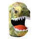 thumbnail image 4 of Máscara de dinosaurio, accesorios para fiesta, máscara de cabeza de animal para fiesta de cumpleaños, actuación en escenario Verde, 4 of 8