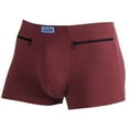 thumbnail image 2 of rygai Anti-theft Zipper Pockets Mid-rise Seamless Elastic Men Panties U-Bump Male Shorts Briefs Daily Wear,Red 2XL, 2 of 8