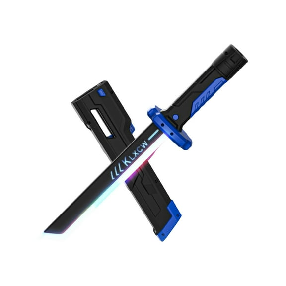 16Inch Cyberpunk Neon Sword Spark Blade w/AI Sound & Fog | Type-C Rechargeable | for Rave, Cosplay & Display