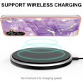 thumbnail image 3 of Compatible with Samsung Galaxy A54 5G Case, Galaxy A54 5G Case Ultra Slim Marble Luxury Glossy Rubber Durable Shockproof Protective Phone Case for Samsung Galaxy A54 5G Marble Purple YBT, 3 of 10