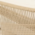 thumbnail image 4 of Noble House Outdoor Dining Chair - Acacia Wood - Set of 2 - with Cushions - Light Brown and Beige, 4 of 8