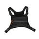 thumbnail image 3 of Bolsa de pecho para hombre y mujer, chaleco ajustable para correr, deportes, escalada en roca negro, 3 of 9