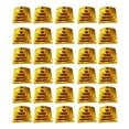 thumbnail image 1 of PENGXIANG 30 Pcs Flagpole Bases Smooth Square Shape Laddered Electroplated Lightweight Office Desk Decoration Golden Color Small Flag Display Stands Office Supplies  One Size, 1 of 13