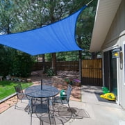 Shade&Beyond 6'x24' Customize Blue Sun Shade Sail UV Block 185 GSM AT1216 Commercial Rectangle Outdoor Covering for Backyard, Pergola, Pool (Customized Available)