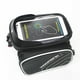 thumbnail image 3 of Bolsa para manillar de bicicleta de ciclismo, soporte para teléfono con pantalla táctil para MTB de 6,2 pulgadas (negro), 3 of 7