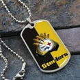 thumbnail image 2 of Steelers Dog Tag - Graphic Military Dog Tag Necklace (Optional Personalized Engraving), 2 of 5