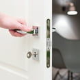 thumbnail image 3 of 2 Sets Door Latch Strike Plates Deadbolt Covers Stainless Steel Door Reinforcement Kit, 3 of 9