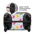 thumbnail image 2 of Hirioo Bear And Polka Dot for Elasticity Suitcase Cover (No luggage Included) Durable Luggage Protector Fits 18-32 Inch Luggage-X-Large, 2 of 7