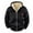 AA-Black, variant on BiZtdJrK Blue Mens Zip Up Sherpa Fleece Lined Hoodie Funny Christmas Graphic Print Winter Warm Hooded Sweatshirt Jacket Cargo Coats with Pockets L