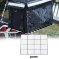 thumbnail image 1 of Colaxi Electric Delivery Box Rack Rear Rack Large Capacity Food Box Holder Shelf for Cycling Riding Biking Bicycling 40cmx29cm, 1 of 8
