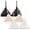 1-BK WH, variant on 2 Pieces Lace French Wireless Bras for Women Floral Mesh Lightweight Breathable Unpadded Triangle Bralette Adjustable Thin Straps V Neck Hook Eye Wire Free Bra 1-BK WH S