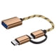 thumbnail image 3 of Cable de Adaptador Tipo C OTG 2 EN 1 USB TUPO C A Adaptador USB Para El Lector de Tarjetas de Disco de Teléfono U, 3 of 8