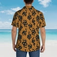 thumbnail image 6 of Goofa Snake Hawaiian Shirt for Men, Unisex Summer Beach Casual Short Sleeve Button Down Shirts,Aloha Tropical Floral print shirt-Large, 6 of 9