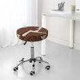 thumbnail image 5 of Chocolate Pattern cute Round Bar Stool Seat Covers, Elastic Round Chair Cover Stool Seat Slipcover Bar Stool Cushions Round Pad for 12-14 inch, 5 of 5