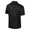 thumbnail image 3 of Men's Colosseum Black Vanderbilt Commodores Daly Print Polo, 3 of 3