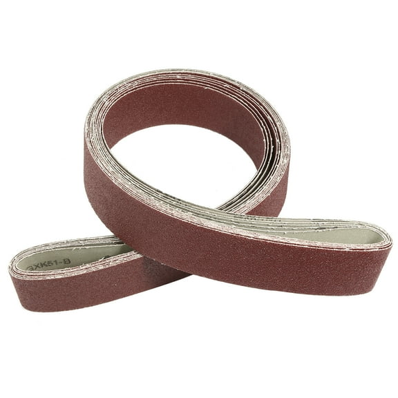 Uxcell 2" x 72" 60 Grit Lapped Joint Aluminum Oxide Sanding Belts 6 Pack