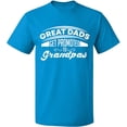 thumbnail image 2 of OXI T-Shirt - Dads Get Promoted To Grandpas, Basic Casual T-Shirt for Men's and Women Fleece T-Shirt Short Sleeve - Sapphire Small, 2 of 3