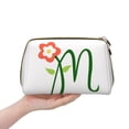 thumbnail image 4 of YFYANG Large Clutch Leather Makeup Bag, Red Flower Art Travel Toiletries Bag, Ladies Cosmetic Storage Bag, 4 of 8