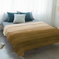 thumbnail image 4 of Brown Ombre Blanket Soft Cozy Warm Twin Blanket for Bed, Plush Fuzzy Flannel Fleece Blankets for Sofa, Modern Abstract Art Ocean Oil Painting Throw Blankets for Couch, Gifts for Men, 60"x80", 4 of 9