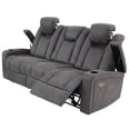 thumbnail image 2 of Simple Relax Power Sofa,Antique Grey, 2 of 9