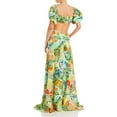 thumbnail image 2 of STAUD Womens Coliseum  Linen Cut-Out Maxi Dress, 2 of 2