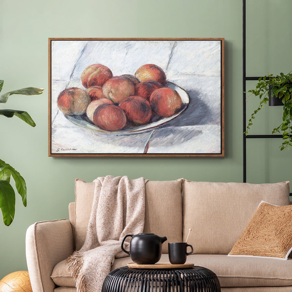 Vintage Botanical Print-XLVI By Wexford Home Framed in Walnut Wood Gallery Wrapped Canvas 17 in. x 25 in.