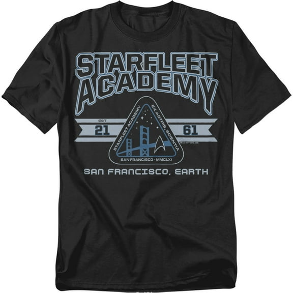 Star Trek Starfleet Academy Earth Officially Licensed Adult T-Shirt 5XL