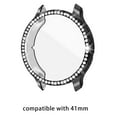 thumbnail image 3 of Case Compatible with Smartwatch, Protective Soft TPU Material Film Integrated Drop Bumper Cover Single-Row Diamond PC Protective Case Replacement Watch Cover Bumper (44mm), 3 of 7
