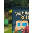 thumbnail image 2 of Printtoo Multicolore C'est comme Ça Qu'on Roule Roulotte Rétro Drapeaux de Camping Personnalisés pour Campeurs Double Face Drapeau de Camping Extérieur Drapeaux de Jardin, 2 of 4