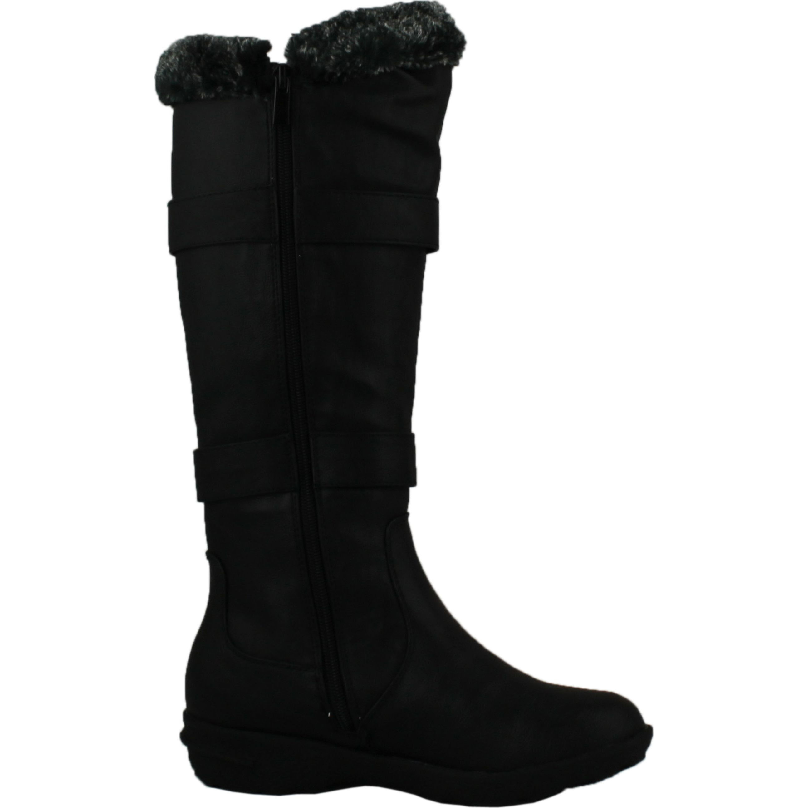 FOREVER AURA-43 Womens Double Straps Knee High Boots Winter Boots - image 2 of 4