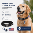 thumbnail image 3 of Tactical Dog Collar, Adjustable Military Training Nylon Dog Collar with Control Handle and Heavy Metal Buckle for Medium and Large Dogs, with Patches and Airtags Case, 3 of 9