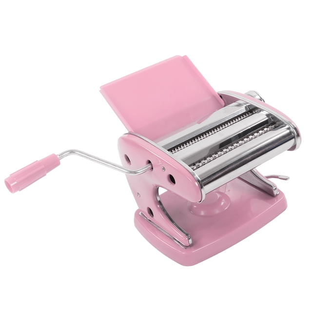 Máquina Para Hacer Fideos Con Manivela, Máquina Para Enrollar Fideos Manual De Acero Inoxidable, Prensa Para Hacer Pasta, Prensa Para Espaguetis, Fettuccini Y Lasaña