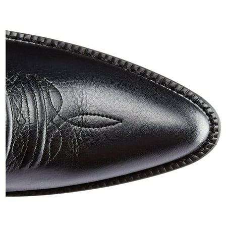 

SHZHRG Comfortable Men‘s Embroidered Mid Calf Cowboy Boots for Casual Wear