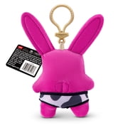 Fuggler Key Rings 5 inch (Rabid Rabbit), Funny Ugly Monster Soft Plush Collectible Toy by ZURU