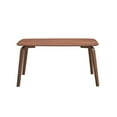 thumbnail image 2 of ACME Landon Square Wooden Top Dining Table in Salvage Brown, 2 of 2