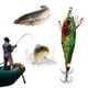 thumbnail image 3 of Señuelo Pesca Calamar Juego Señuelos Plantilla Luminosa Cebos Artificiales Sepia (05), 3 of 9